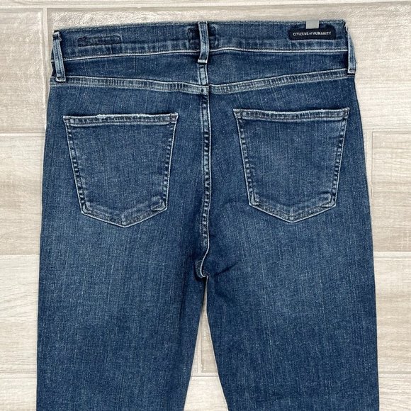 Citizens of Humanity Rocket Crop Mid-Rise Skinny Jeans in Alto Cropped Size 28 - Picture 7 of 15